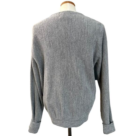 Vintage Steeplechase Gray Wool Cardigan M Academia Preppy Collegiate Sweater - Picture 13 of 13